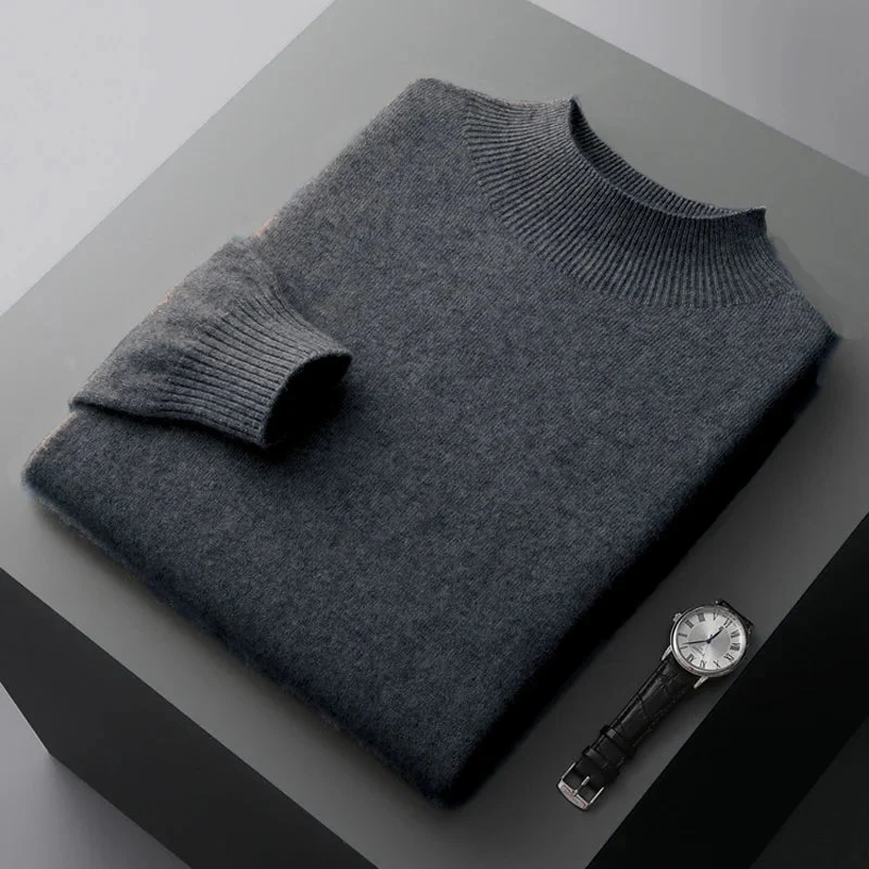 Maglione casual da uomo in lana: il capo ideale per le calde giornate autunnali e invernali.