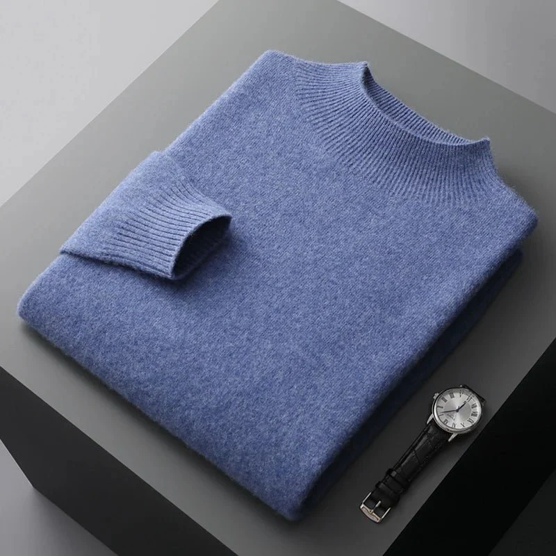 Maglione casual da uomo in lana: il capo ideale per le calde giornate autunnali e invernali.