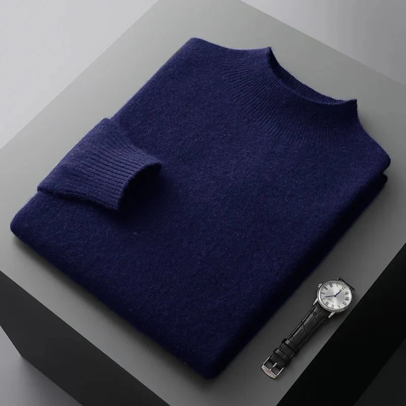 Maglione casual da uomo in lana: il capo ideale per le calde giornate autunnali e invernali.