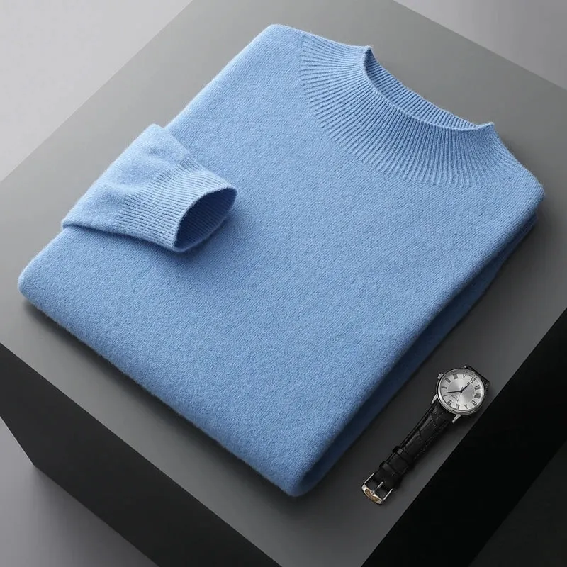 Maglione casual da uomo in lana: il capo ideale per le calde giornate autunnali e invernali.