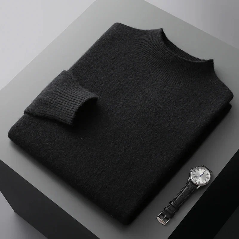 Maglione casual da uomo in lana: il capo ideale per le calde giornate autunnali e invernali.