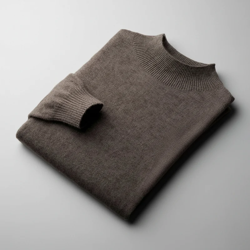Maglione casual da uomo in lana: il capo ideale per le calde giornate autunnali e invernali.