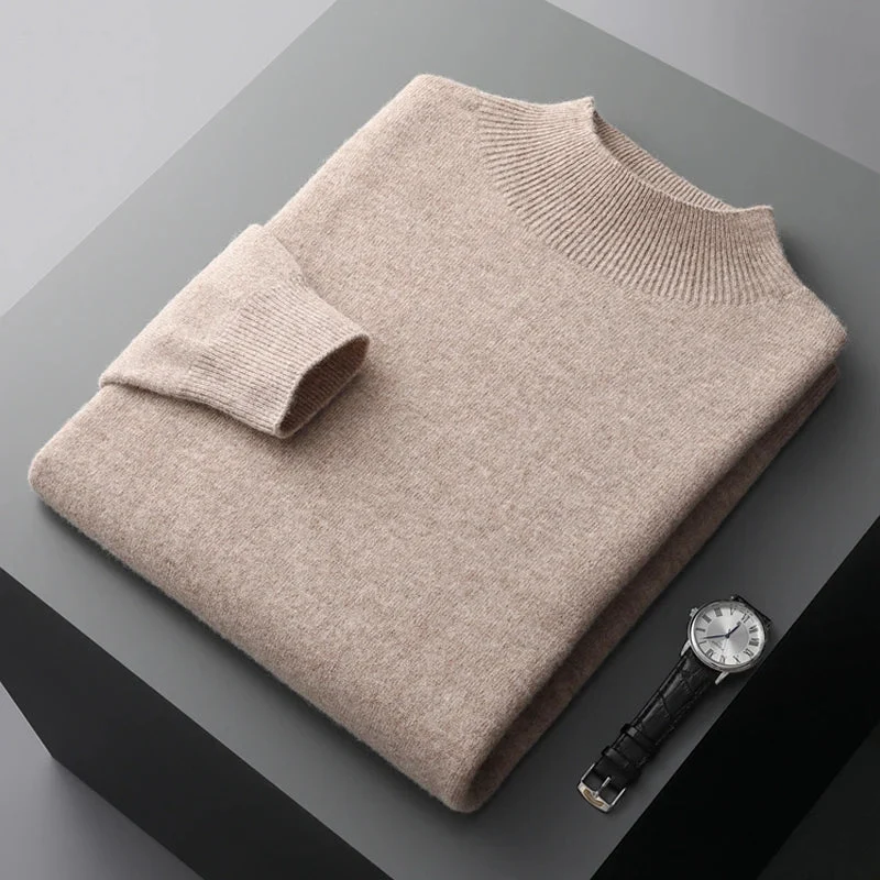 Maglione casual da uomo in lana: il capo ideale per le calde giornate autunnali e invernali.