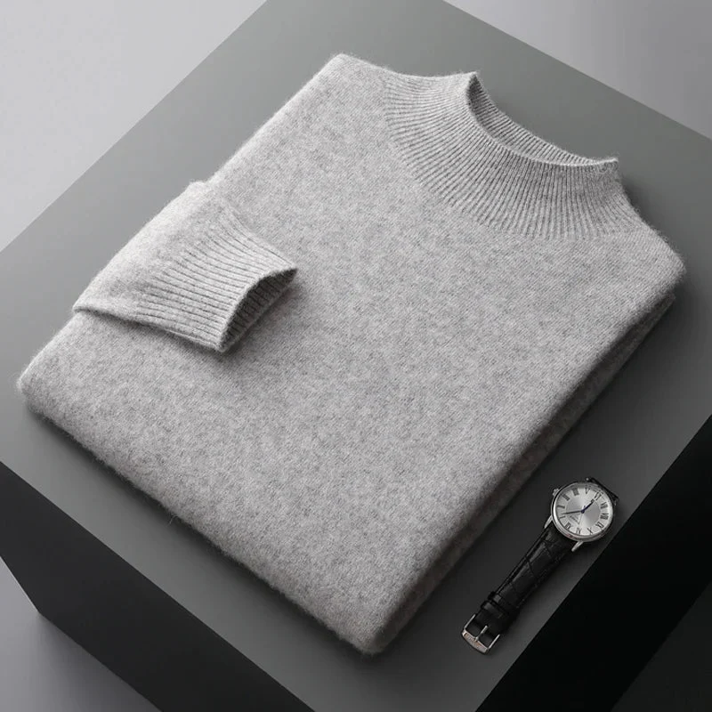 Maglione casual da uomo in lana: il capo ideale per le calde giornate autunnali e invernali.