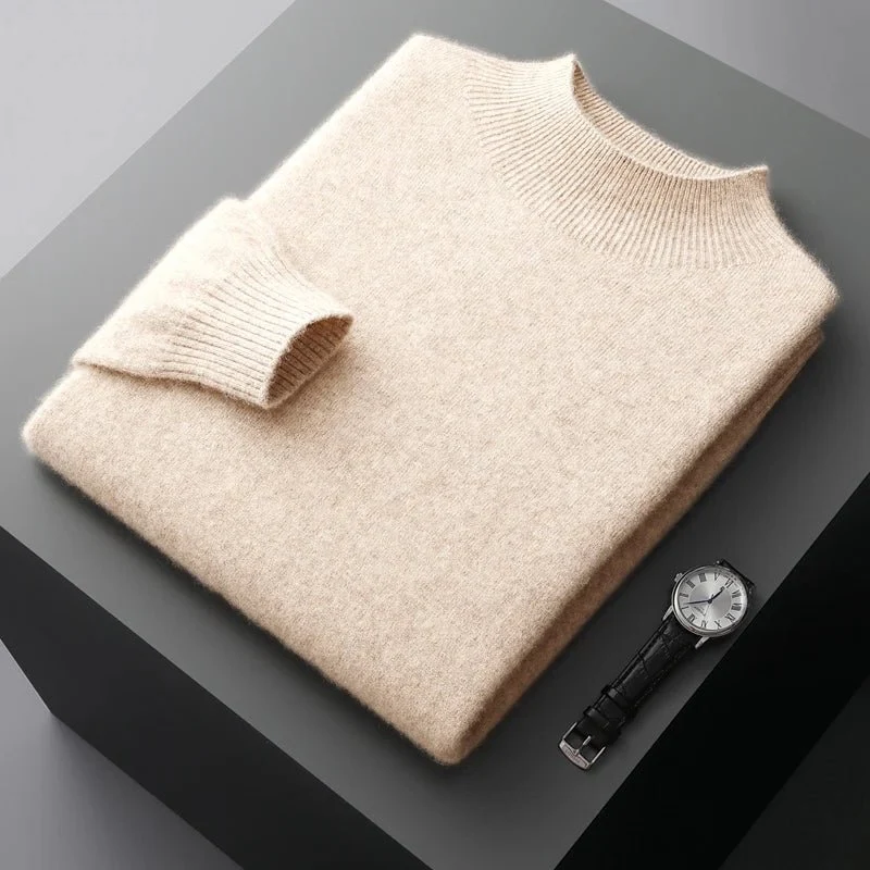 Maglione casual da uomo in lana: il capo ideale per le calde giornate autunnali e invernali.