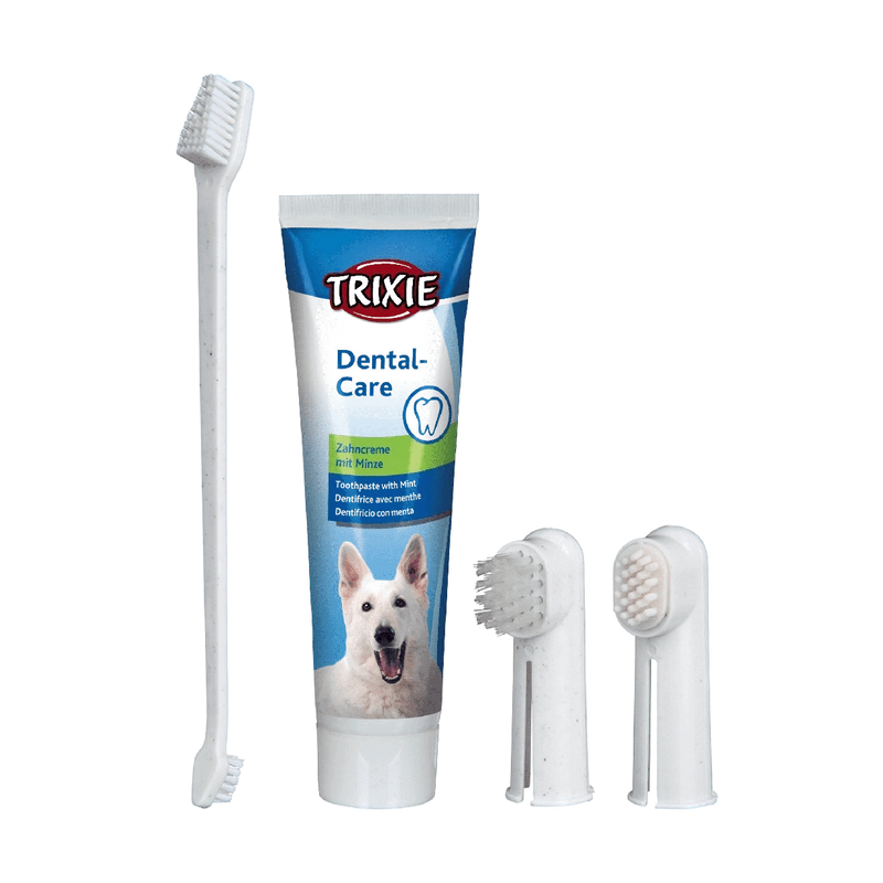 TRIXIE SET PER LA CURA DEI DENTI PER CANI