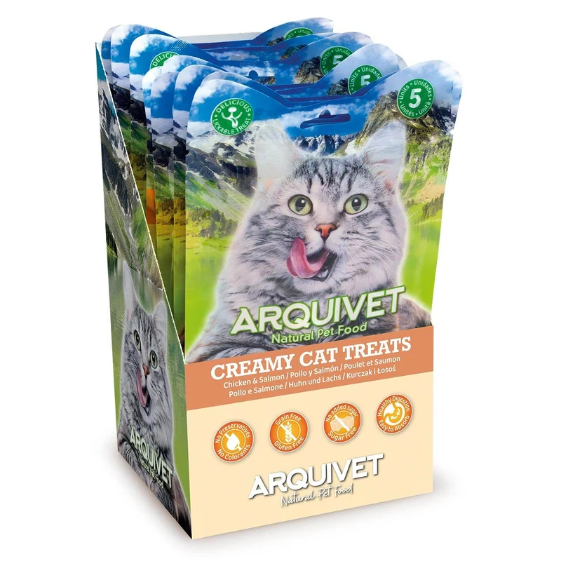Snack cremoso de Pollo y Salmón - Creamy Cat Treats