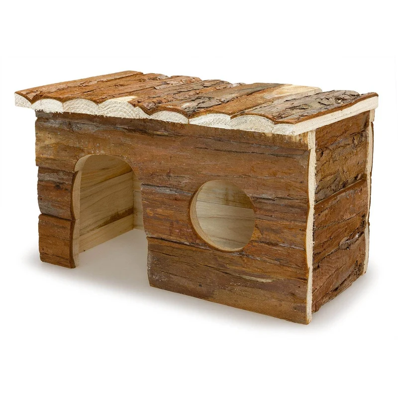 Casa de madera para roedores (2 tamaños)