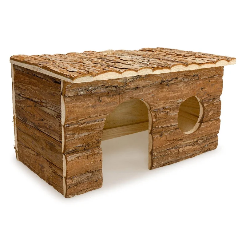 Casa de madera para roedores (2 tamaños)