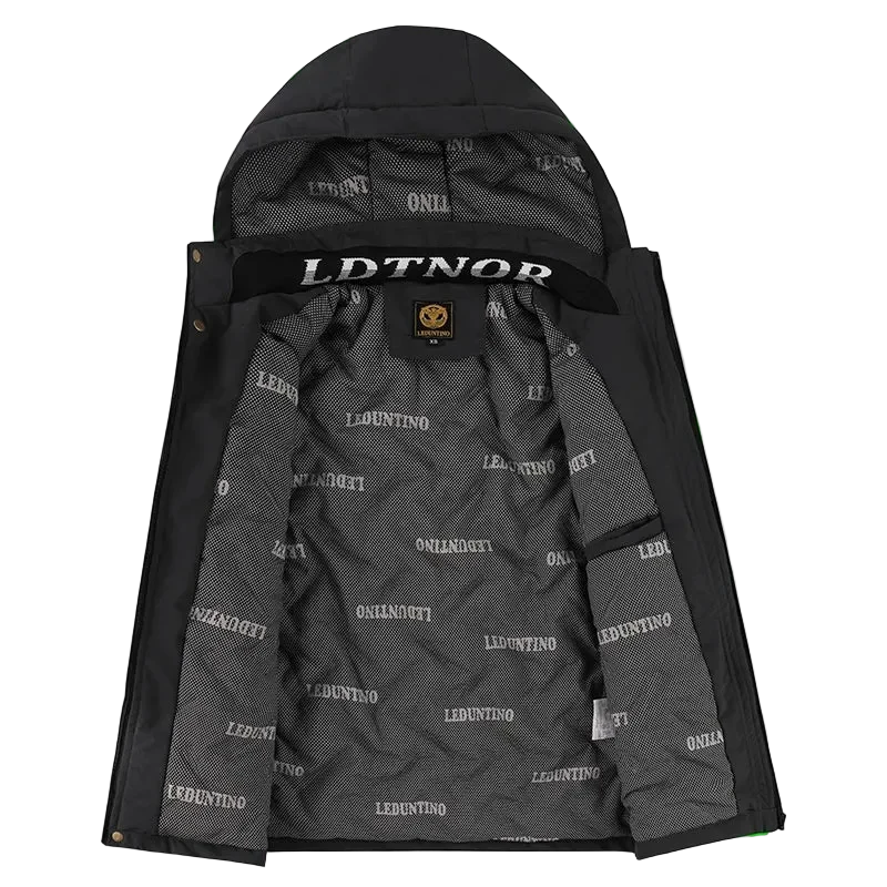 Giacca invernale impermeabile da uomo - Cappotto antivento con cappuccio per attività all'aperto, viaggi, arrampicata e trekking