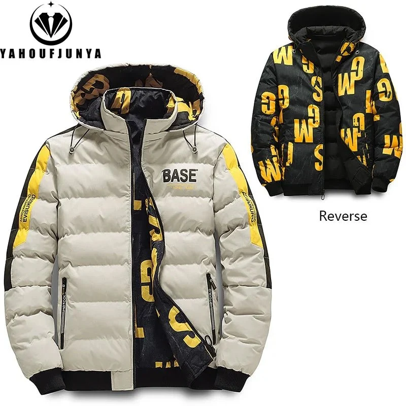 Giacca invernale da uomo antivento con cappuccio removibile - Parka caldo e spesso, casual ed elegante