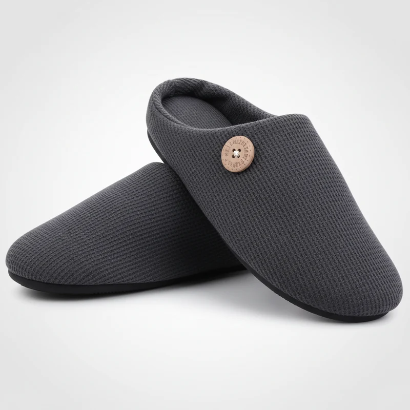 Pantofole invernali calde da donna in memory foam con suola antiscivolo