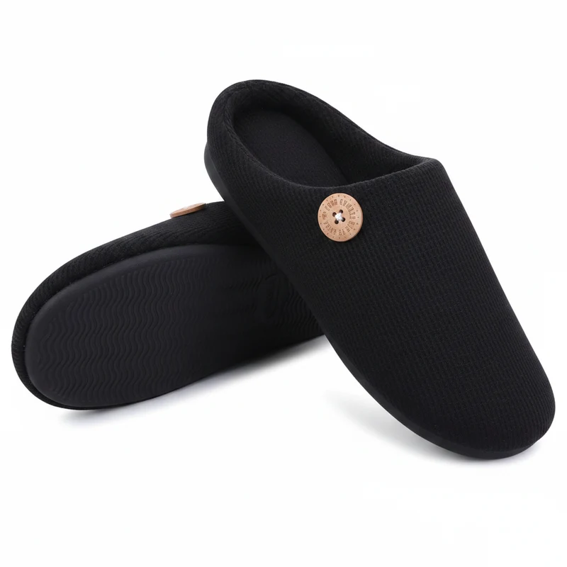 Pantofole invernali calde da donna in memory foam con suola antiscivolo