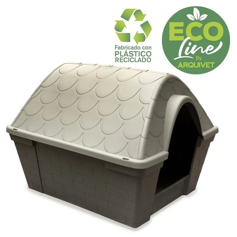 Caseta perros plástico reciclado - Ecoline