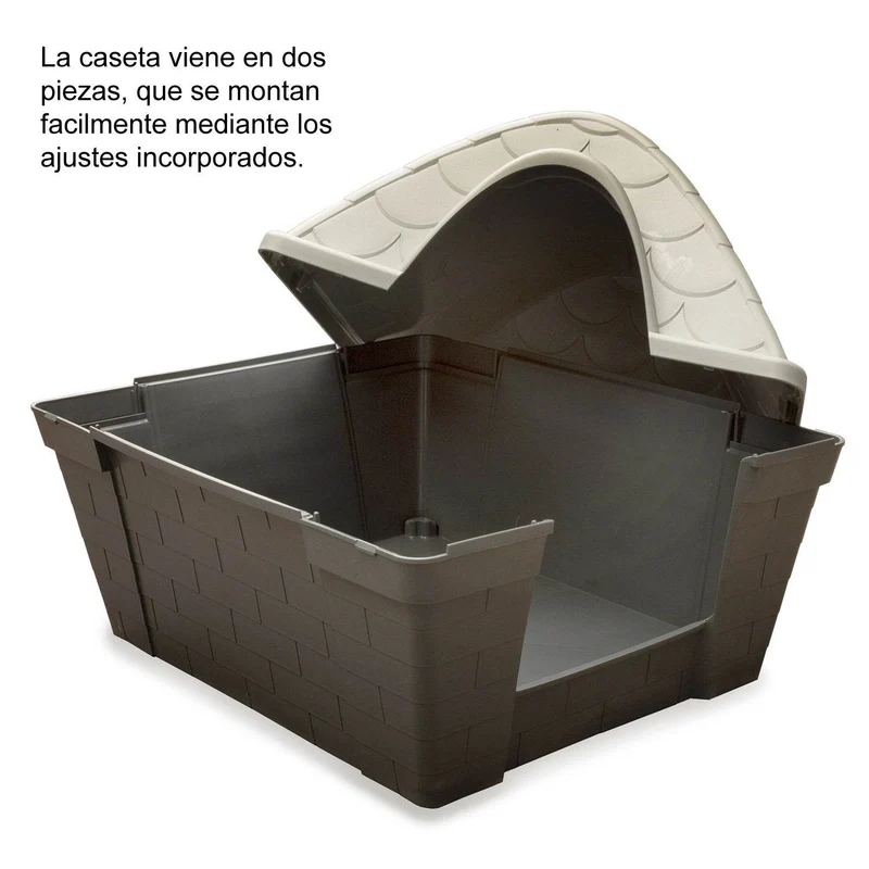 Caseta perros plástico reciclado - Ecoline