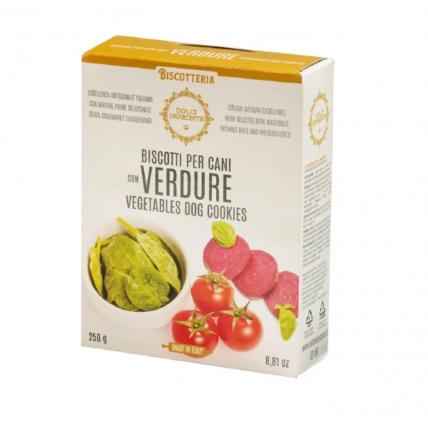 Dolci Impronte - Biscotti alle Verdure per Cani - 250 gr