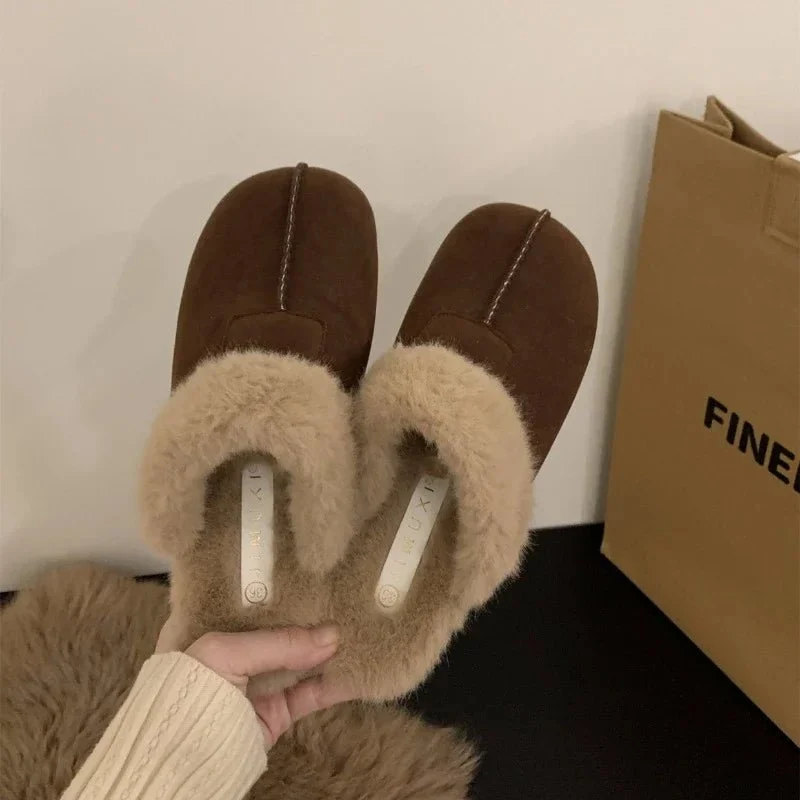 Pantofole da donna AJGS in pelle di pecora australiana, lana naturale, scarpe da casa in erba