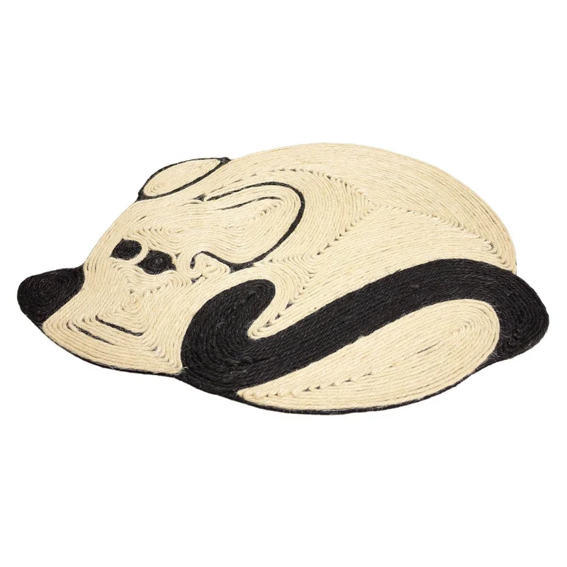 Rascador alfombra con forma de ratón - 56 x 40 cm