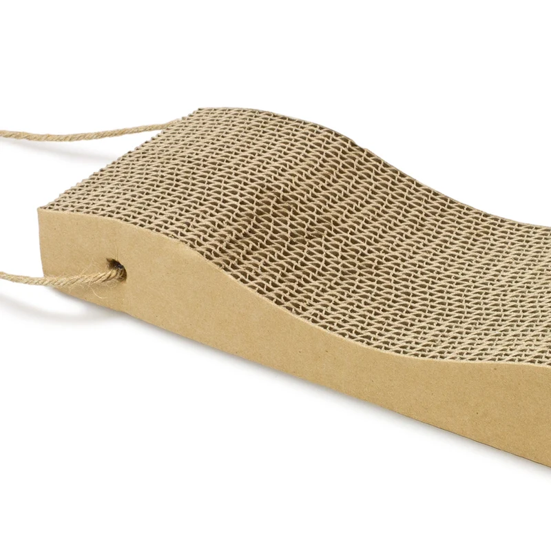 Rascador de cartón "Ola" - 46 x 12 x 5 cm