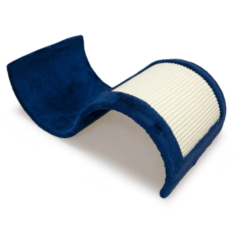 Rascador azul en forma de ola - 50 x 29 x 18 cm