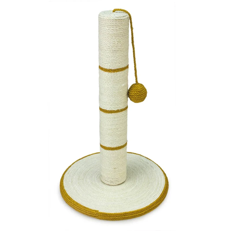 Rascador poste con bola - 30 x 30 x 46 cm
