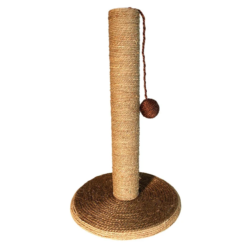 Rascador poste con bola - 30 x 30 x 46 cm