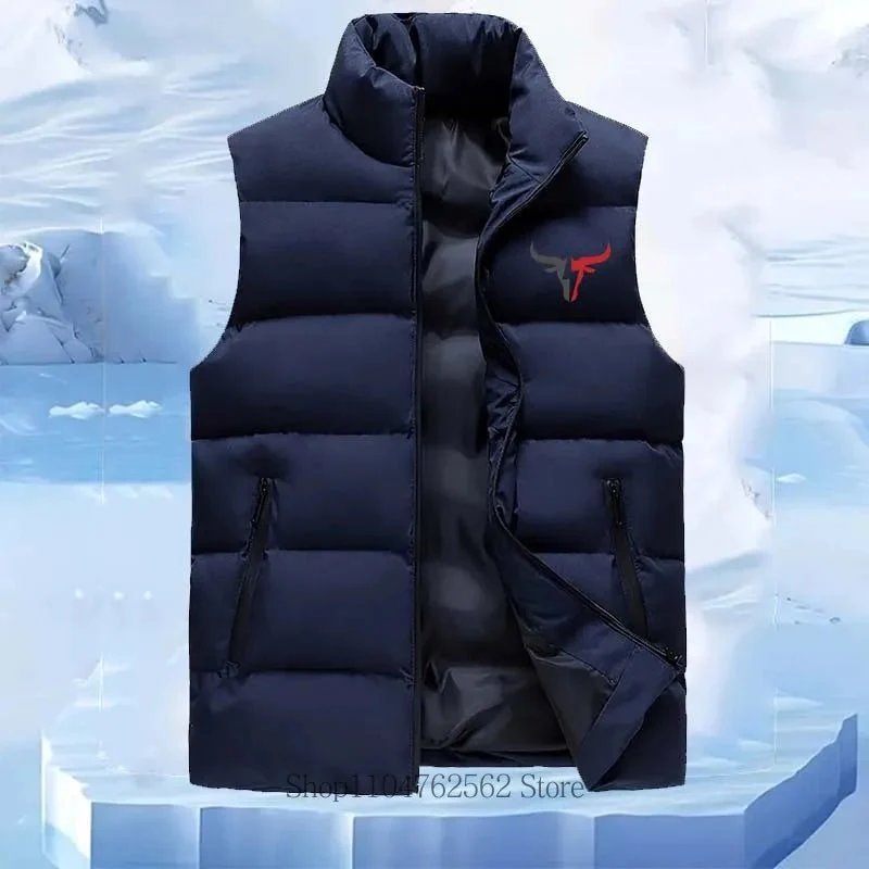 Giacca casual da uomo senza maniche - Gilet caldo e comodo con collo alla coreana per autunno e inverno