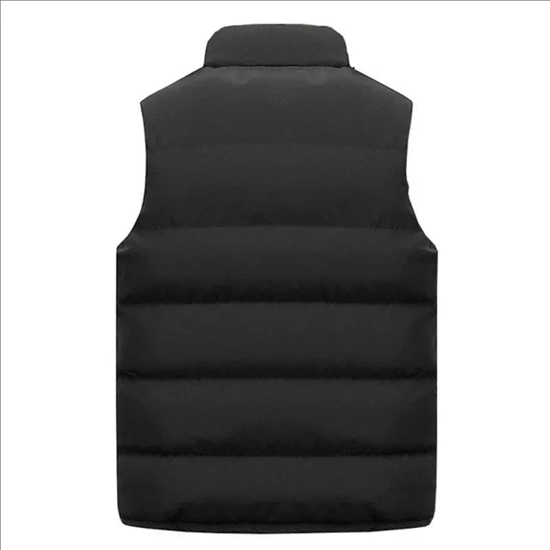 Giacca casual da uomo senza maniche - Gilet caldo e comodo con collo alla coreana per autunno e inverno
