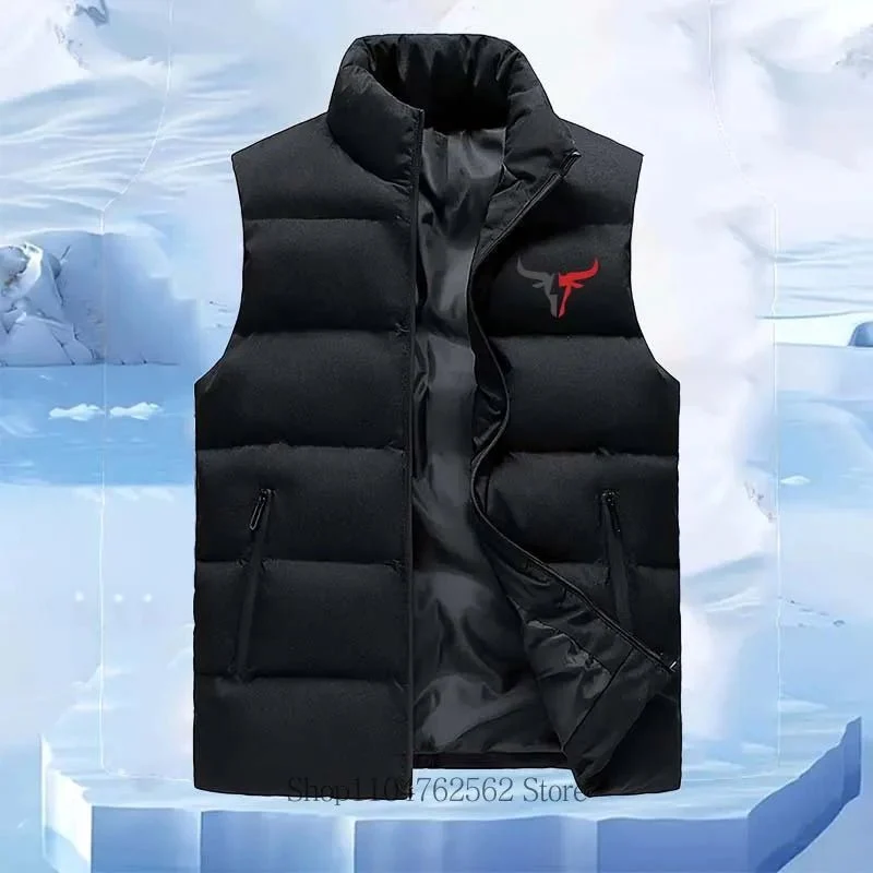 Giacca casual da uomo senza maniche - Gilet caldo e comodo con collo alla coreana per autunno e inverno