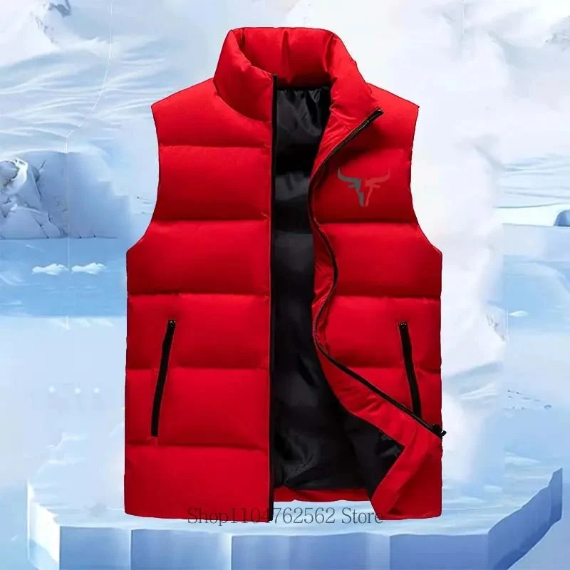 Giacca casual da uomo senza maniche - Gilet caldo e comodo con collo alla coreana per autunno e inverno