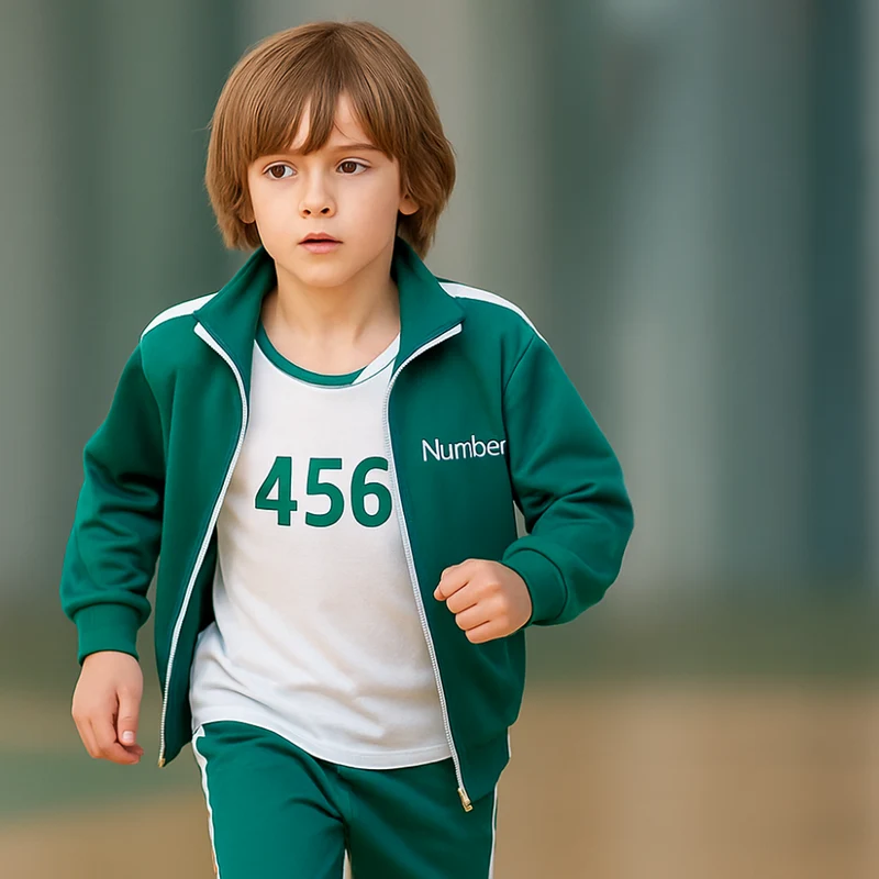 Trainingspak kinderen – Jas, broek en twee shirts als verkleedset