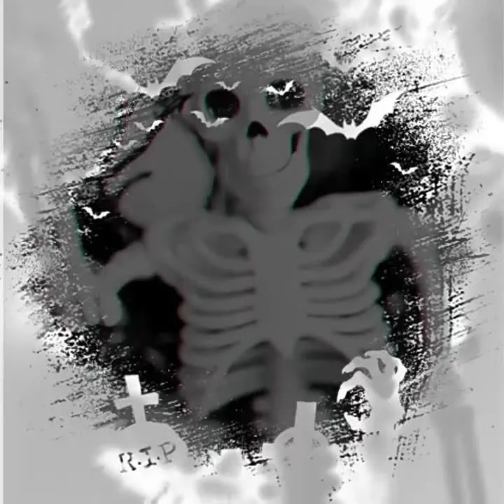 Halloweenkrans – Skelet tussen zwarte takken en pompoenen voor de voordeur