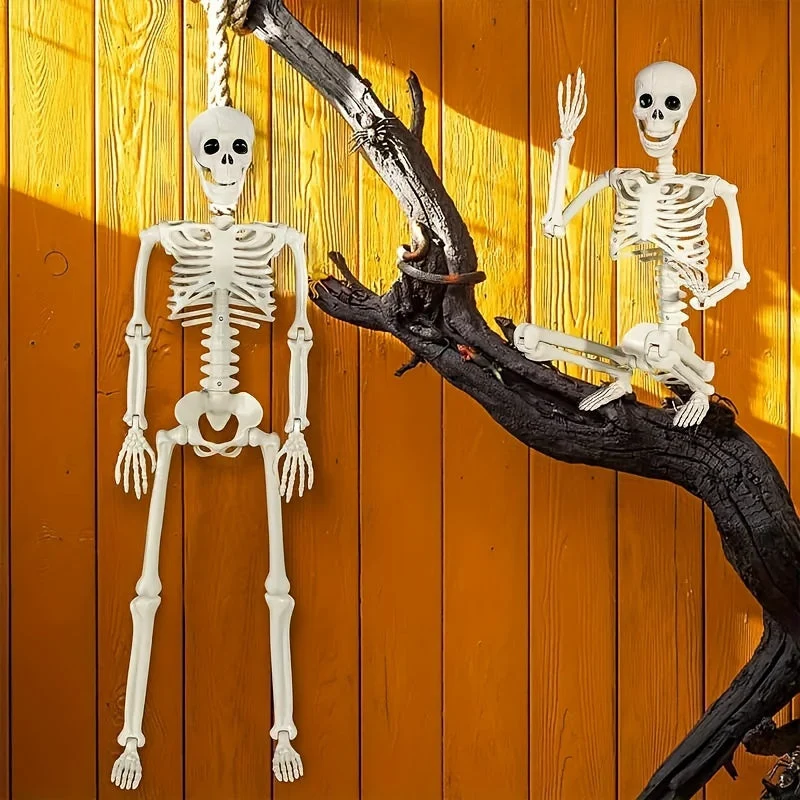 Skeletfiguren set – Twee poseerbare figuren van 50 cm voor elke hoek