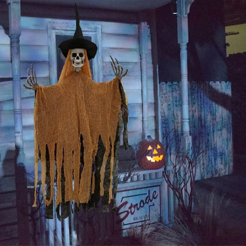 Hangdecoratie spook – Twee figuren van 116 cm met wapperende gewaden
