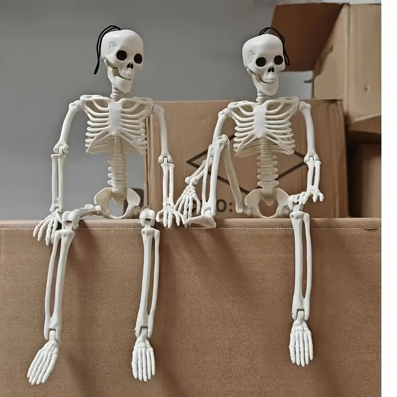 Skeletdecoratie set – Twee figuren van 90 cm voor binnen en buiten