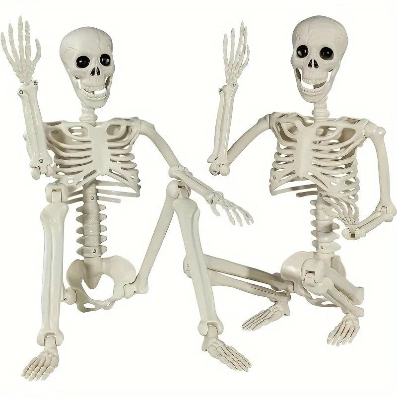 Skeletdecoratie set – Twee figuren van 90 cm voor binnen en buiten