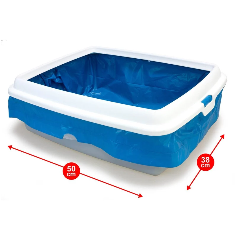 Rollo 8 bolsas para areneros gato - 50 x 38 cm