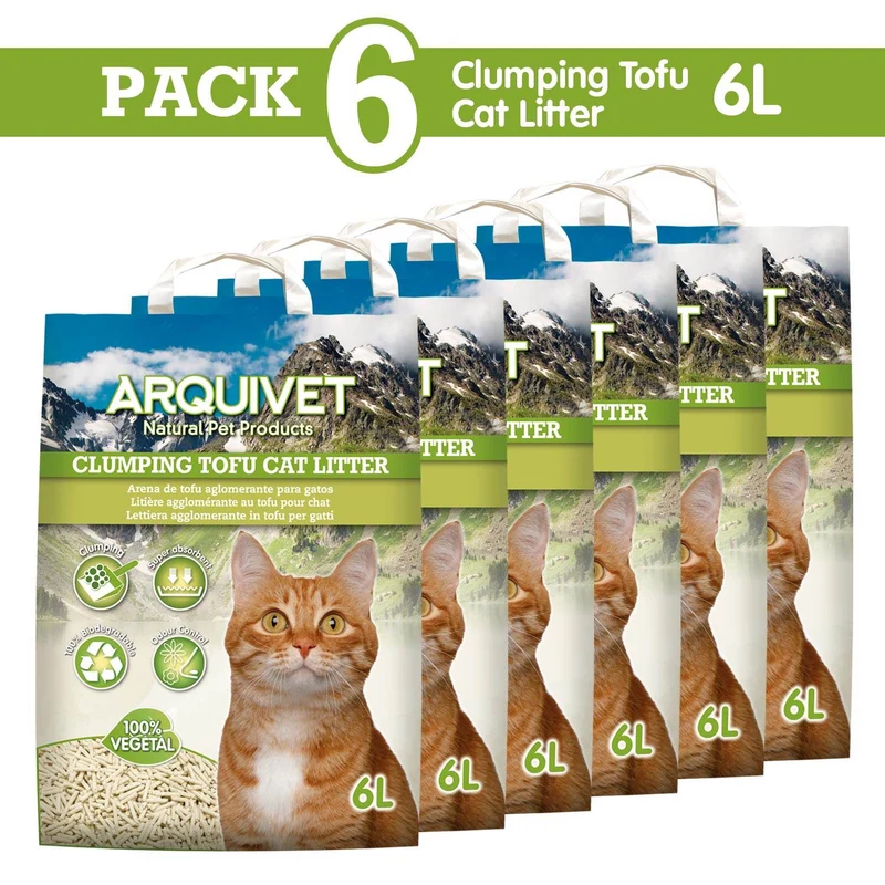 Clumping Tofu Cat Litter - Arena aglomerante de tofu