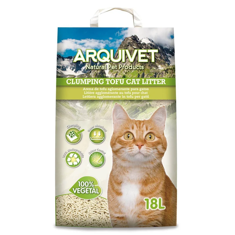 Clumping Tofu Cat Litter - Arena aglomerante de tofu