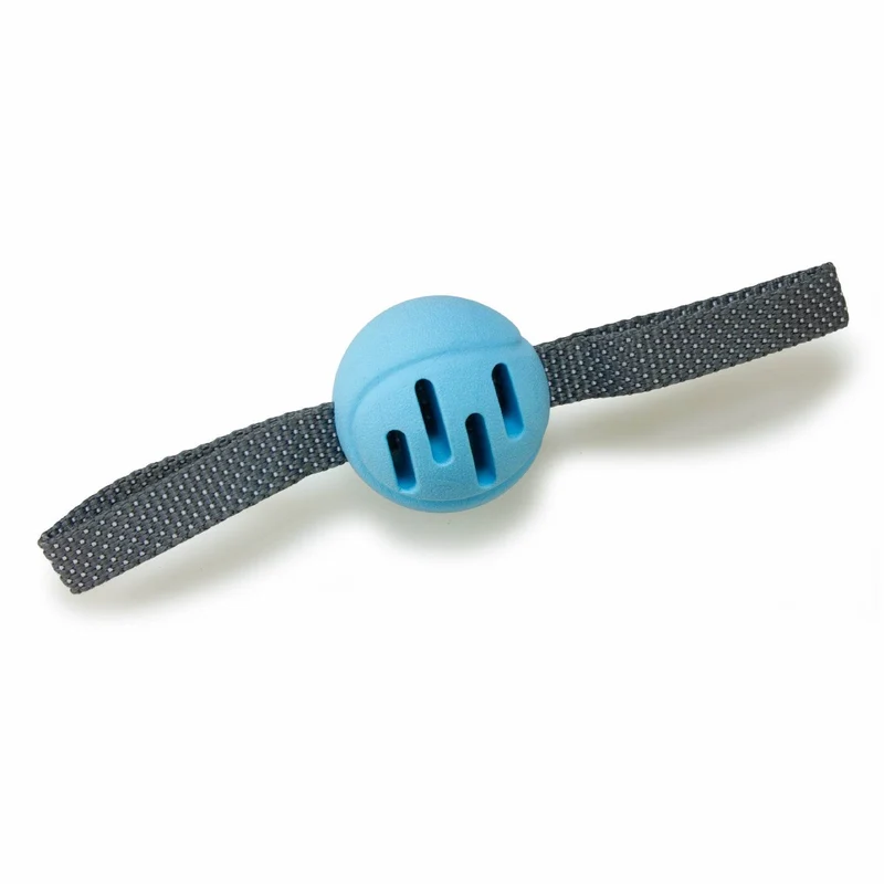 Bola azul con tiradores