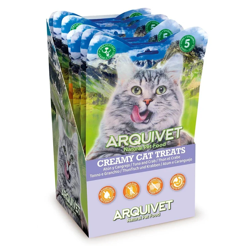 Snack cremoso de Atún y Cangrejo - Creamy Cat Treats