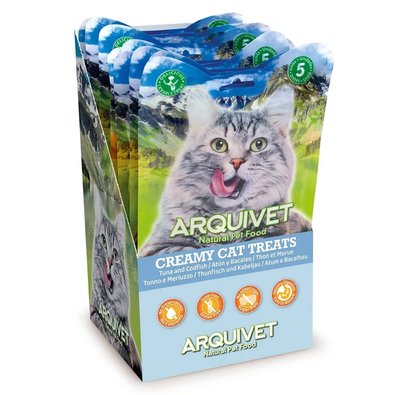 Snack cremoso de Atún y Bacalao - Creamy Cat Treats