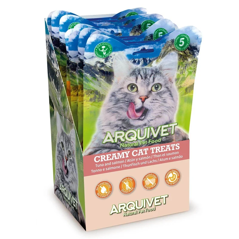 Snack cremoso de Atún y Salmón - Creamy Cat Treats