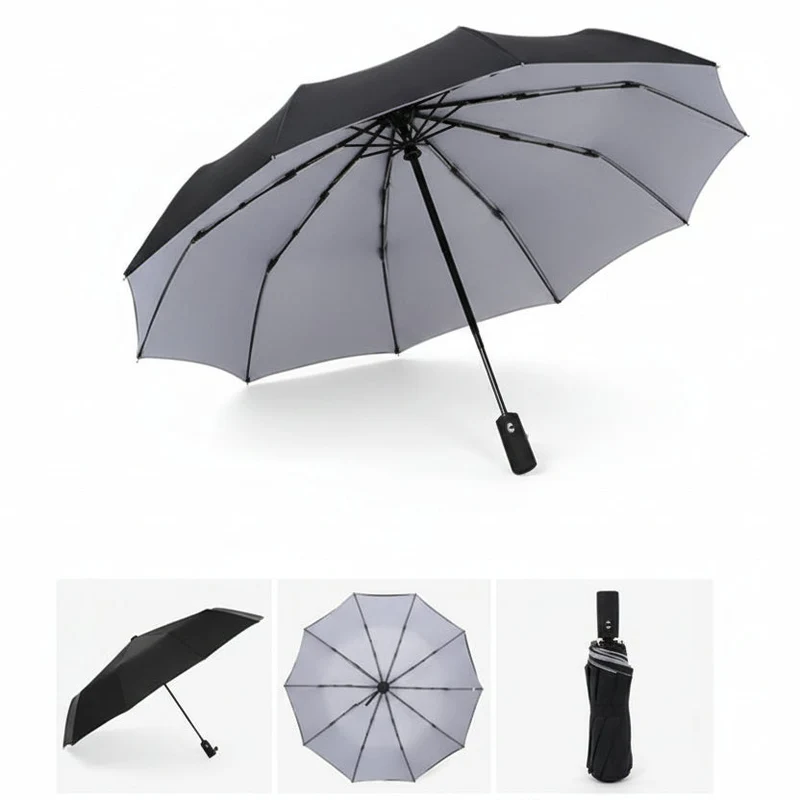 Stormparaplu – Versterkt frame, 110 cm doorsnede en automatische opening