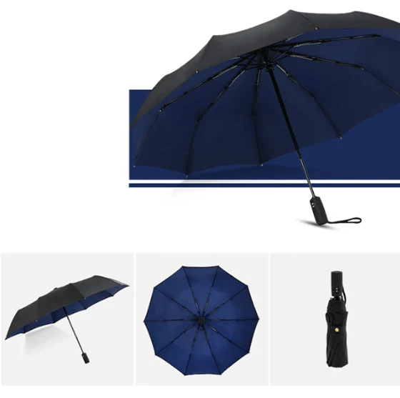 Stormparaplu – Versterkt frame, 110 cm doorsnede en automatische opening
