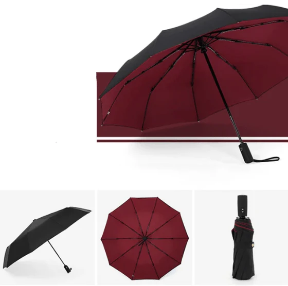 Stormparaplu – Versterkt frame, 110 cm doorsnede en automatische opening