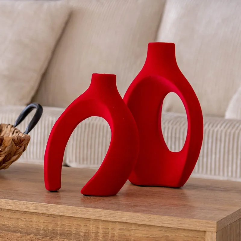 Vaso Moderno in Ceramica per Decorazione Casa Il Gruppone