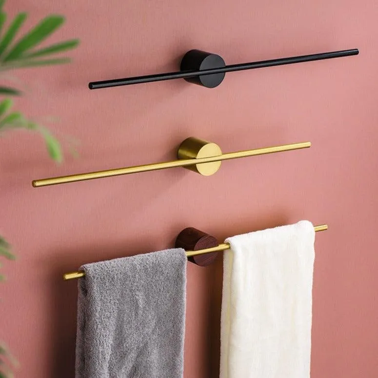 Handdoekstang – Geborsteld aluminium van 40 of 60 cm voor aan de wand