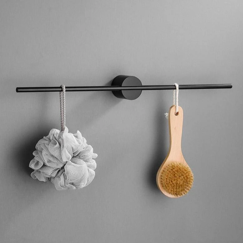 Handdoekstang – Geborsteld aluminium van 40 of 60 cm voor aan de wand