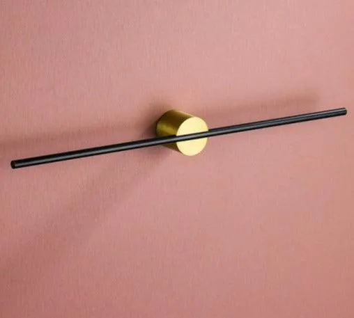 Handdoekstang – Geborsteld aluminium van 40 of 60 cm voor aan de wand
